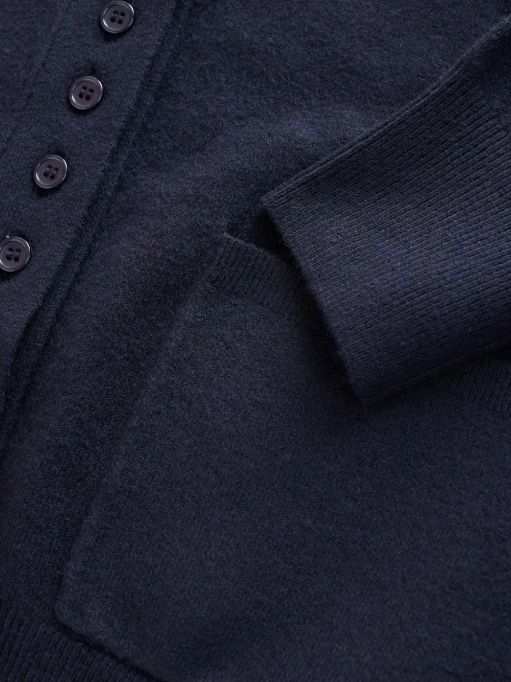 Next Navy Blue Supersoft V-Neck Cardigan With Pockets