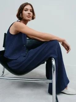 Next Superwide Pleated Trousers^Women Pants