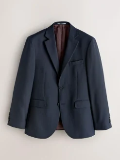 Clearance Next Tailored Fit Textured Suit Jacket Navy Blue