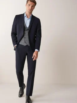 Clearance Next Tailored Fit Two Button Suit Jacket Navy Blue
