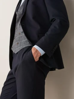 Clearance Next Tailored Fit Two Button Suit Jacket Navy Blue