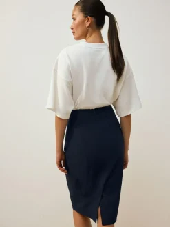 Next Tailored Pencil Skirt With Wool^Women Suits & Tailoring