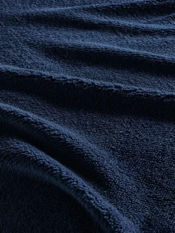 Next Navy Blue Teddy Fleece Duvet Cover and Pillowcase Set^ Bedsets & Duvet Covers