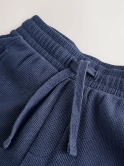 Hot Next Textured Short Sleeve T-Shirt and Shorts Set (3-16yrs) Navy Blue