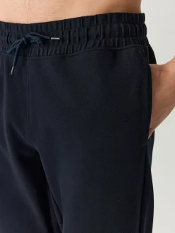 Discount Next Textured Twill Straight Leg Joggers Navy Blue