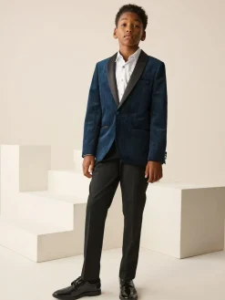 Next Textured Velvet Blazer (3-16yrs)^BOY Suits & Vest|Occasionwear