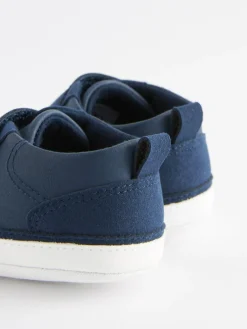 Hot Next Navy Blue Touch Fastening Baby Trainers (0-2mths)