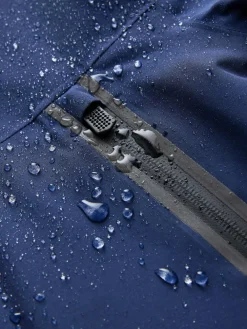 Next Navy Blue Waterproof Fleece Lined Hooded Jacket (3-16yrs)^BOY Coats & Jackets|Snowsuits & Coats