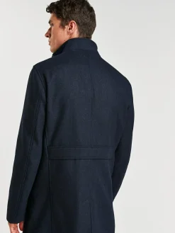 Next Wool Blend Mock Gilet Herringbone Padded Coat^ Coats & Jackets|Coats & Jackets