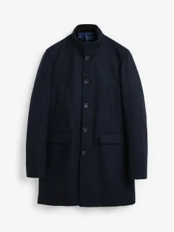 Next Wool Blend Mock Gilet Herringbone Padded Coat^ Coats & Jackets|Coats & Jackets