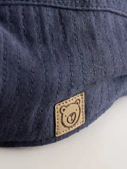 Discount Next Baby Flat Cap (0mths-2yrs) Navy Blue Woven