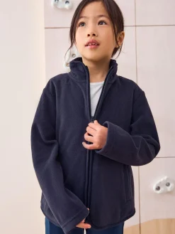 Best Next Zip-Up Fleece Jacket With Pockets (3-16yrs) Navy Blue