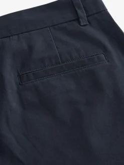 Clearance Next Slim Fit Stretch Chino Trousers 2 Pack Navy Blue/Grey Charcoal