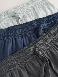 Best Next Jersey Pyjamas Shorts 3 Pack Navy Blue/Grey