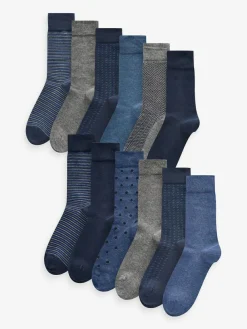 Next 12 Pack Mens Cotton Rich Socks^ Nightwear|Socks