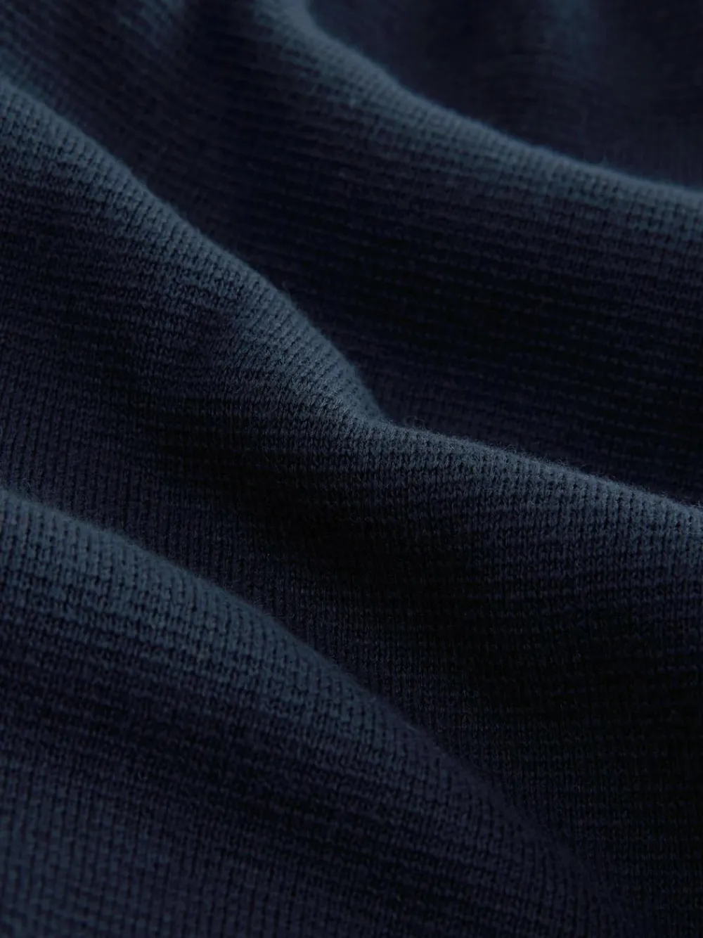 New Next N.Premium 100% Cotton Regular Fit Premium Quarter Zip Jumpers 2 Pack Navy Blue/Oatmeal