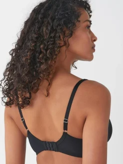 Clearance Next Non Pad Full Cup DD+ Cotton Blend Ultimate Comfort Bras 3 Pack Navy Blue/Pink/White