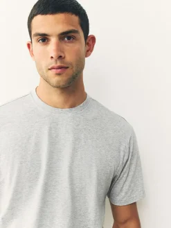 Next Navy Blue/Stone Motionflex Cosy Pyjamas Set 2 Pack