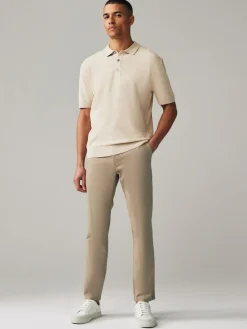 Next Slim Fit Stretch Chino Trousers 2 Pack^ Pants & Chinos