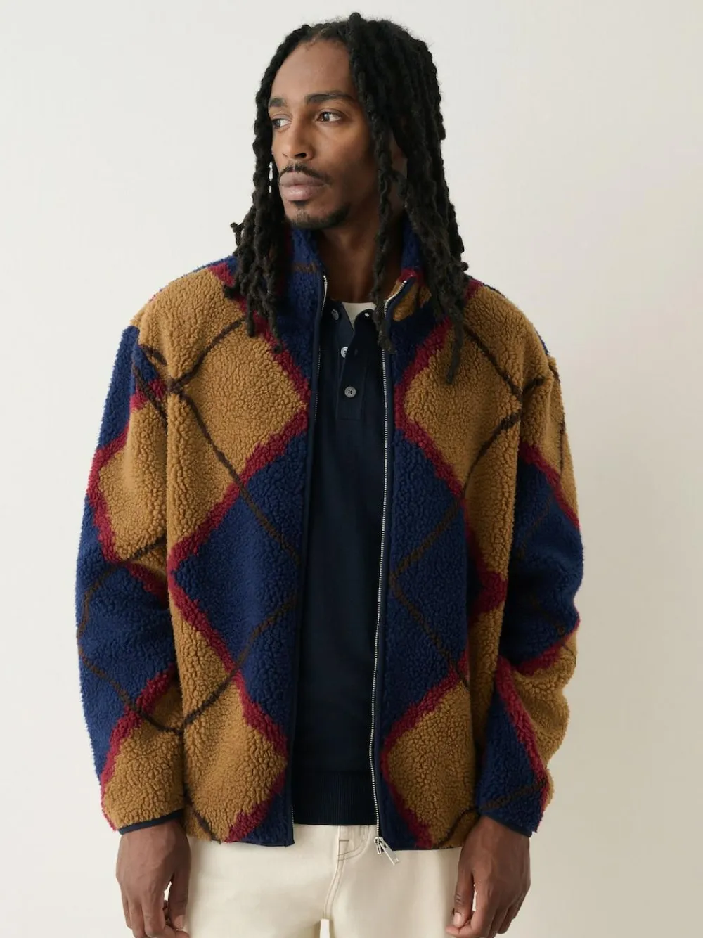 Next Zip Through Printed Fleece^ Loungewear|Sweatshirts & Hoodies