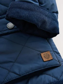 Next Borg Lined Quilted Coat (3mths-7yrs)^BOY Coats, Jackets & Pramsuits|Coats, Jackets & Pramsuits