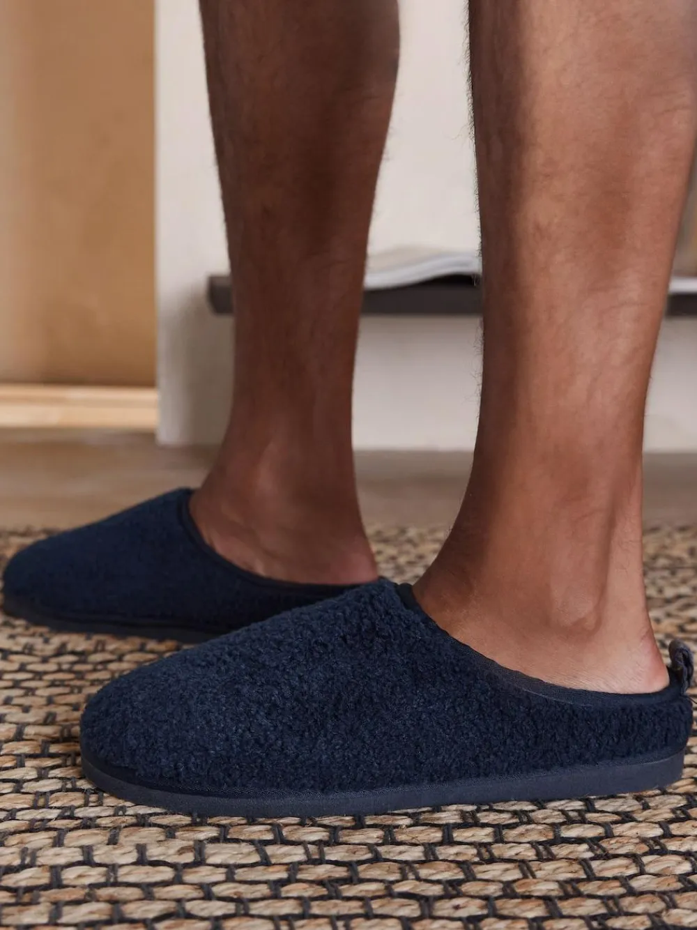 Best Next Borg Mule Slippers Navy