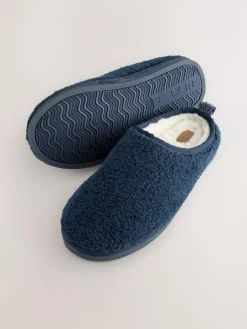 Best Next Borg Mule Slippers Navy