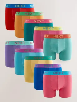 Next 10 pack Cotton Rich Trunk Boxers^ Underwear|Underwear