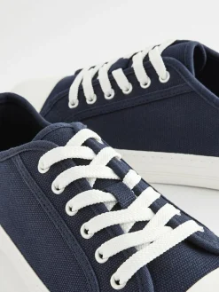 Next Canvas Baseball Trainers^Women Sneakers