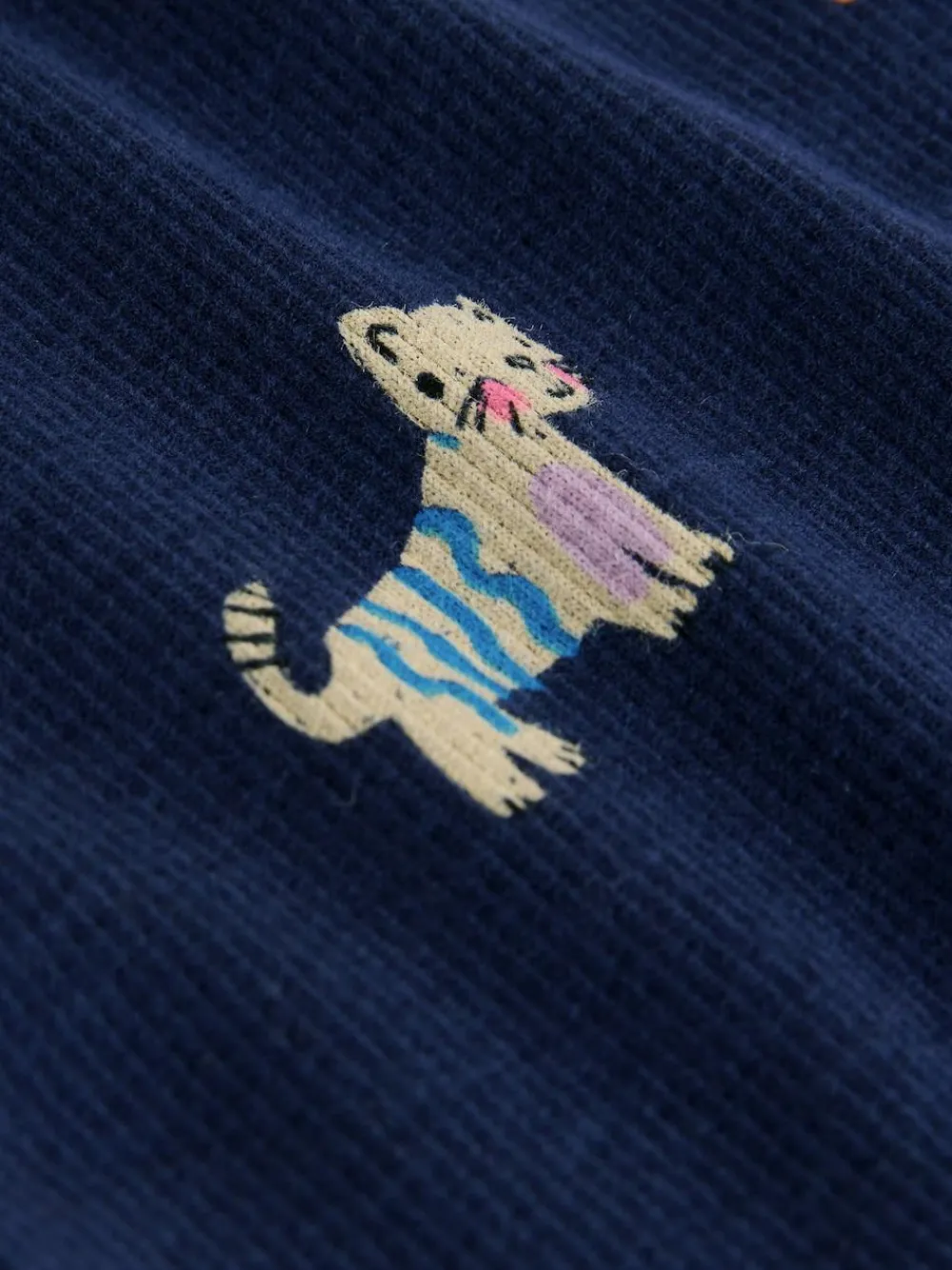 Next Navy Cats & Dogs Ribbed Flare Leggings (3mths-7yrs)^ Tops|T-Shirts