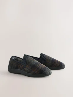 Discount Next Closed Back Slippers Navy