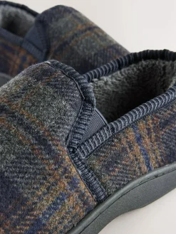 Discount Next Closed Back Slippers Navy