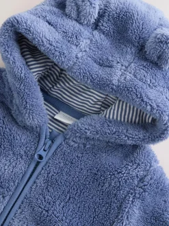 Next Fleece Baby Pramsuit (0mths-2yrs) Navy