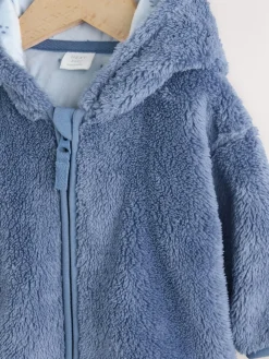 Online Next Fleece Zip Through Baby Jacket (0mths-2yrs) Navy