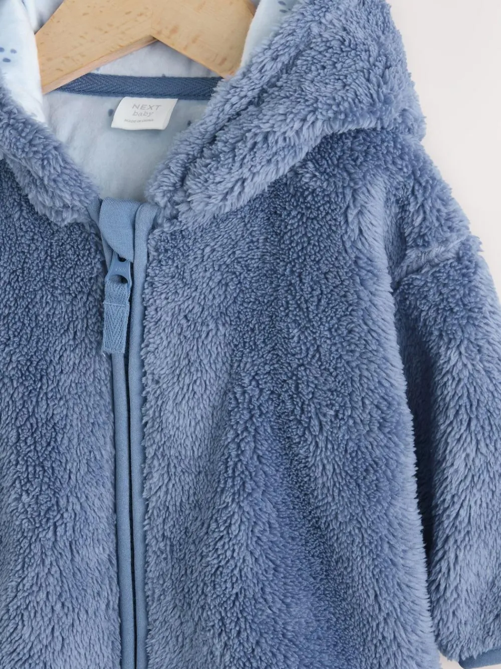 Online Next Fleece Zip Through Baby Jacket (0mths-2yrs) Navy