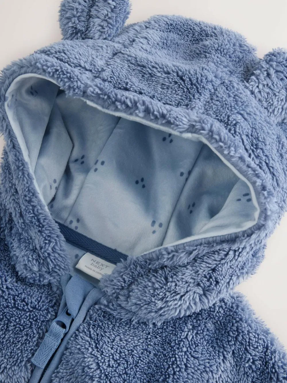 Online Next Fleece Zip Through Baby Jacket (0mths-2yrs) Navy