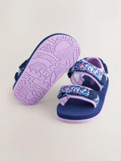 Hot Next Trekker Sandals Navy Floral