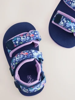 Hot Next Trekker Sandals Navy Floral