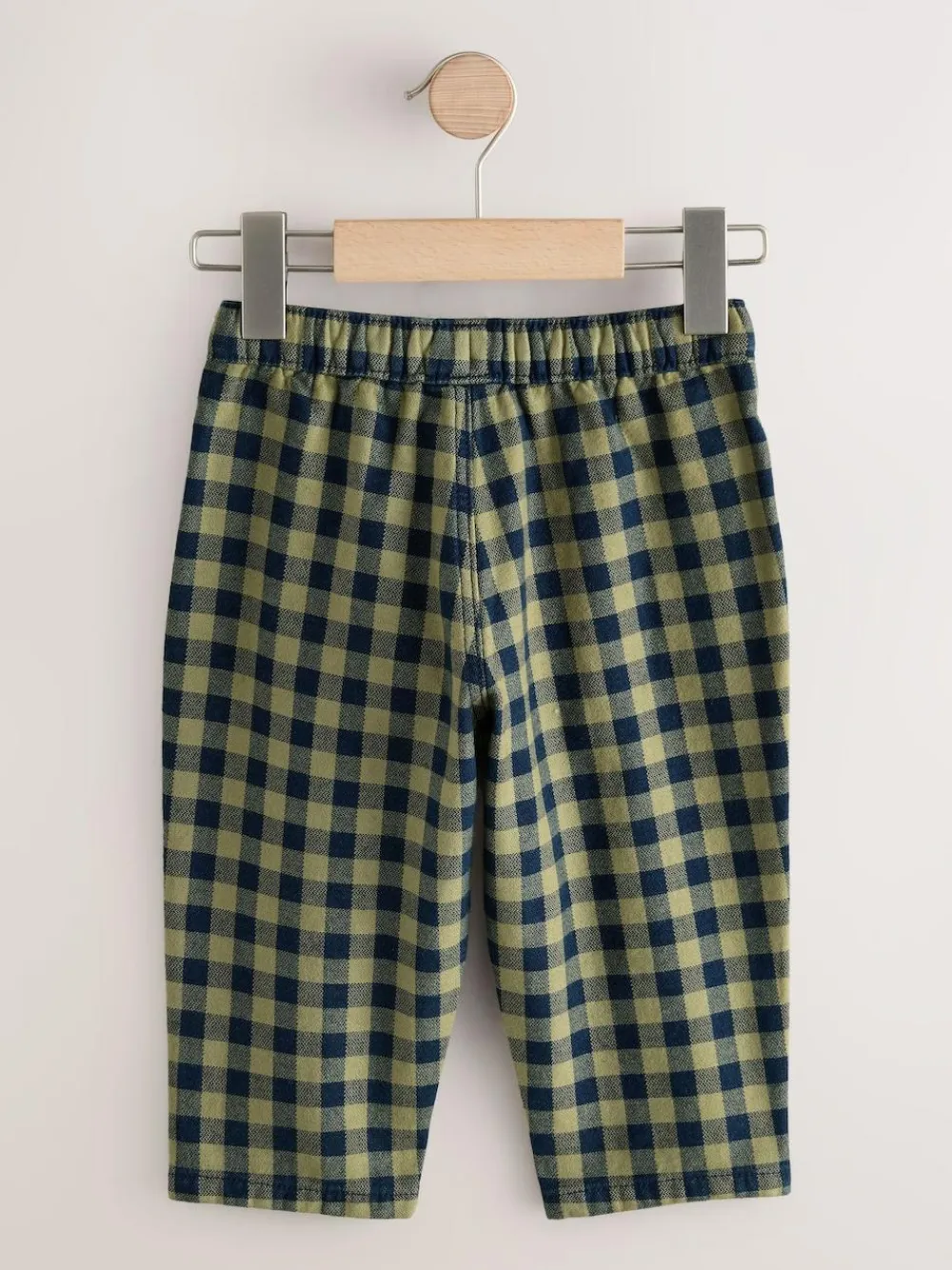 Sale Next Barrel Pull On Trousers (3mths-7yrs) (3mths-7yrs) Navy Gingham