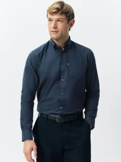 Discount Next Long Sleeve Oxford Shirts 2 Pack Navy/ Green Blackwatch Check