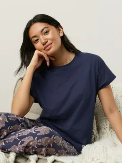 Hot Next Navy Hamish The Highland Cow Short Sleeve Pyjamas