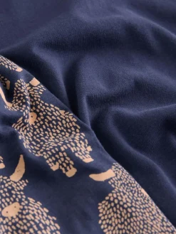 Hot Next Navy Hamish The Highland Cow Short Sleeve Pyjamas