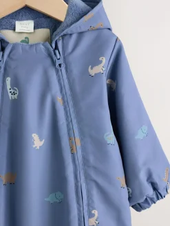 Next Navy Hooded Nylon Baby All-In-One (0mths-2yrs)