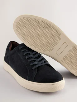 Sale Next Leather Trainers Navy