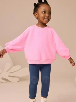 Hot Next Navy Leggings (3mths-7yrs)