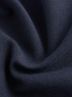 Next Navy Long Sleeve Polo Shirt (3-16yrs)^BOY Tops