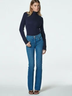 Clearance Next Long Sleeve Ribbed Roll Neck Top Navy