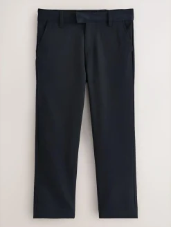 Clearance Next Longer Leg Regular Waist School Trousers (3-17yrs) Navy