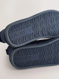 Hot Next Microsuede Boot Slippers Navy