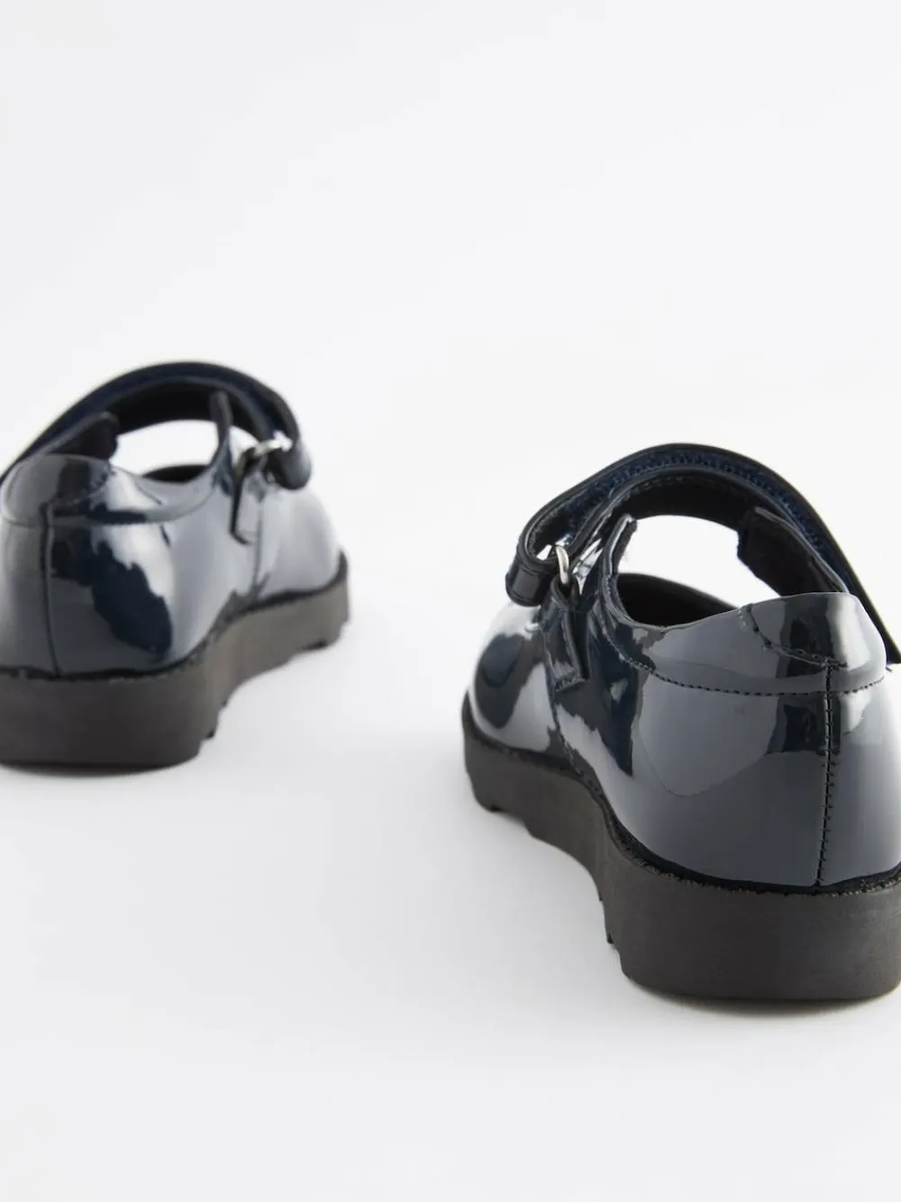 Best Next Junior School Mary Jane Shoes Navy Patent